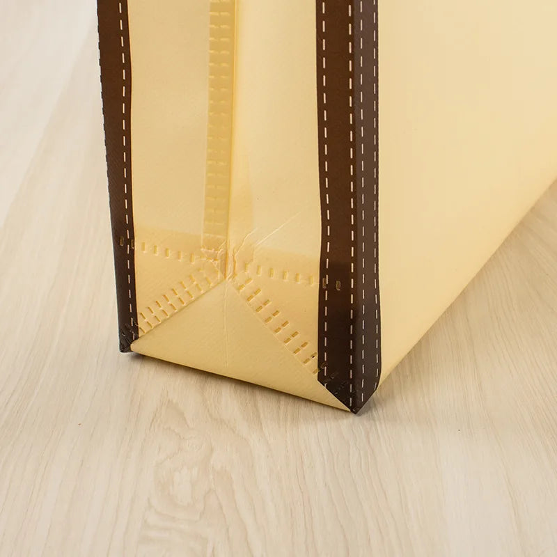Manufacturer Wholesale Fashion Customizable Fabric Non Woven Heavy Duty Reusable Eco-Friendly Screen Printing Shopping Bag