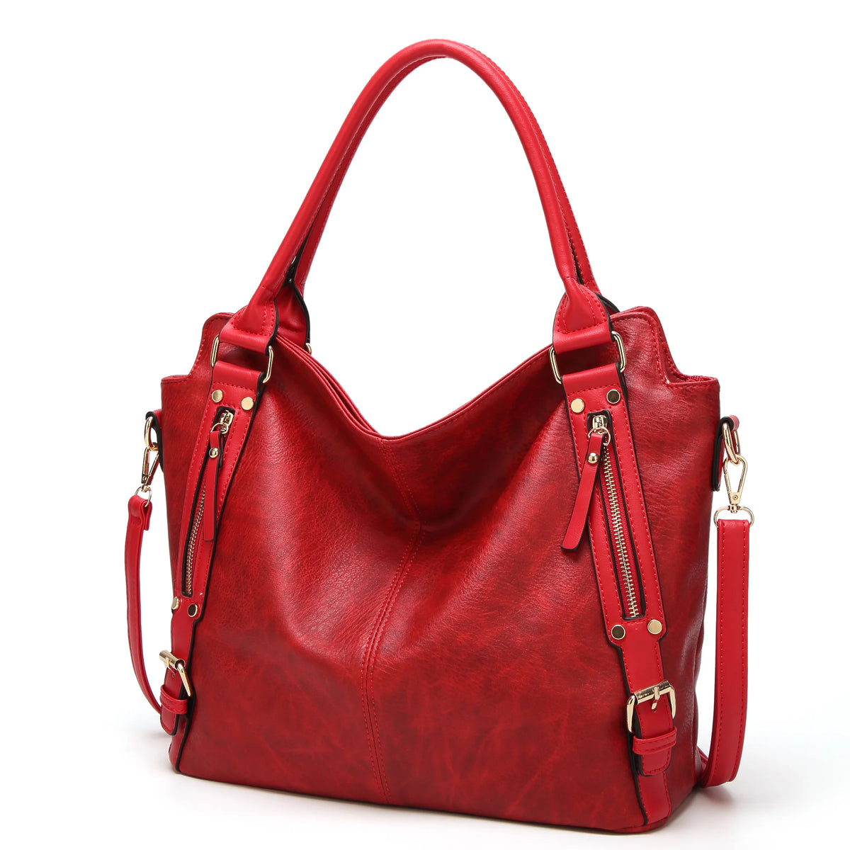 Designer Fashion Autumn/Winter Handbag Trend Simple One-shoulder Skew Straddle Bag Large Capacity Tassel Decoration Female Tote