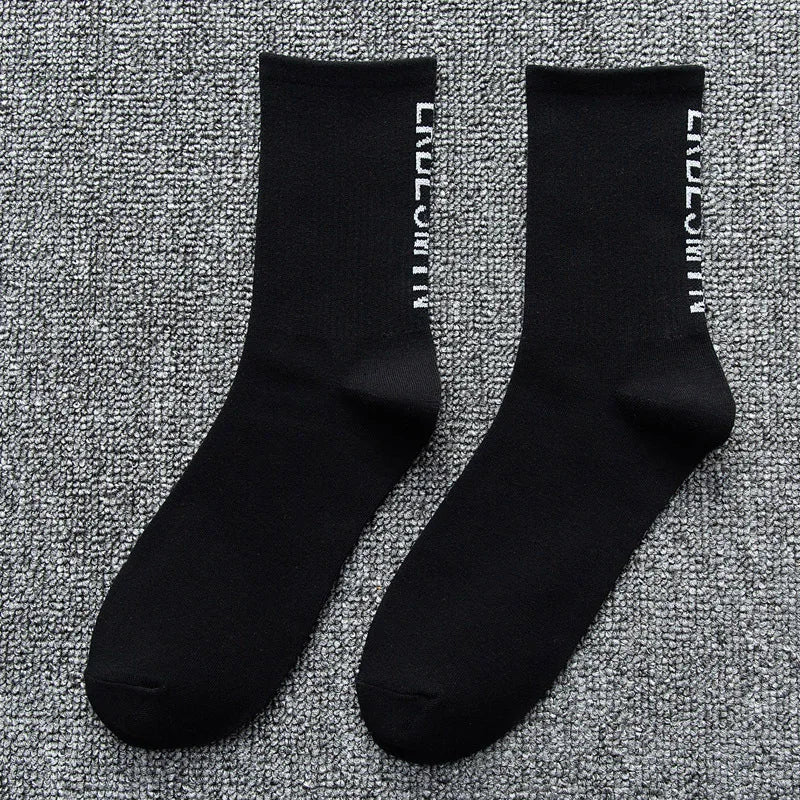 Men's Cotton Socks Large Big Plus Size 45 46 48 Business Short Socks White Classic Sox Hip Hop Meias Calcetines Hombre Male Soks