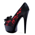 New Fish Mouth Thin Heel 15 cm Lace Fashion Elegant High Heels Club Sexy High Heels Women's Large Spring and Autumn Single Shoes