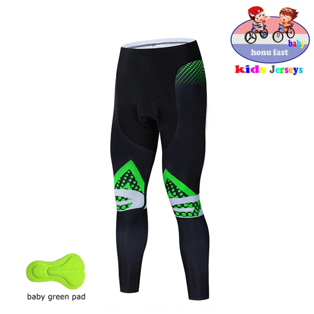 High Quality Kids Cycling Clothing Summer Kids Jersey Set Biking Long Sleeve Clothes Suit MTB Children's Cycling Wear 2021