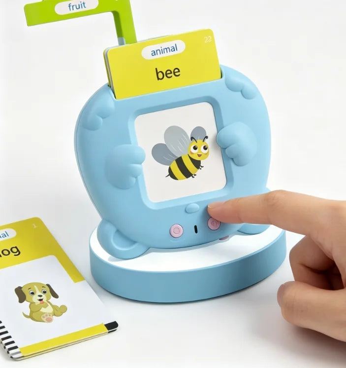 Custom Language English Spanish Boys' Plastic Learning Toys Talking Flashcards for Kids Aged 2-7
