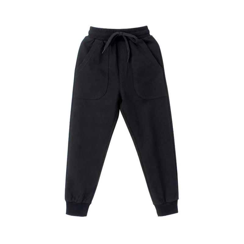 IENENS Kids Sports Pants Teen Clothes Boys Running Pants 5-13 Years Children Cotton Causal Trousers