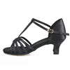 High Heels Female Professional Dance Shoes Batch Hair Soft Soled Latin Shoes Middle Heel Dancing Shoes