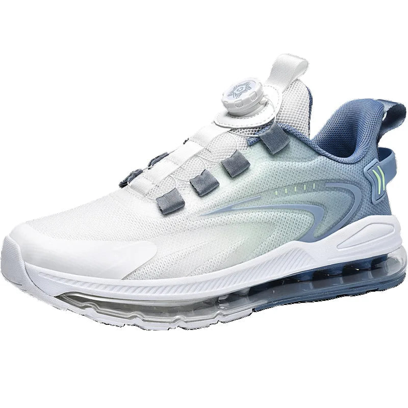 Factory Direct Air Cushion Rotating Buckle Walk Mesh Breathable Running Footwear Casual Sneakers Tennis Shoe Men's Sport Shoes