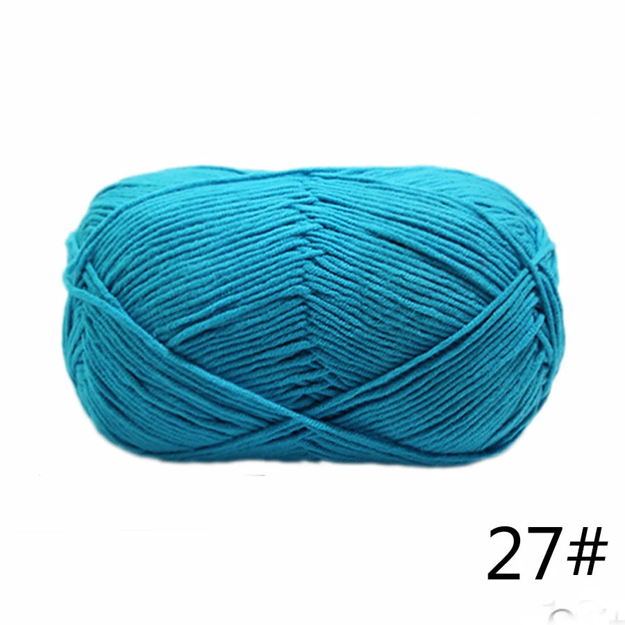 Factory Directly Supply 5ply Crochet Yarn Milk Cotton Acrylic Yarn for Baby Knitting Sweater Yarn