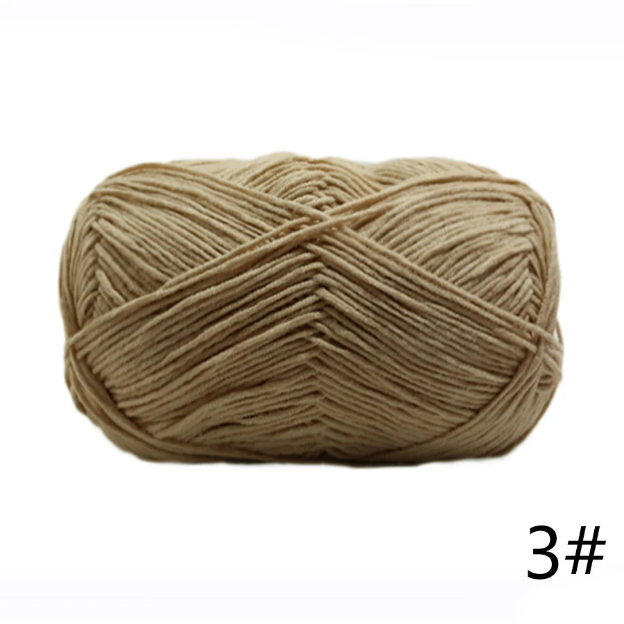 Factory Directly Supply 5ply Crochet Yarn Milk Cotton Acrylic Yarn for Baby Knitting Sweater Yarn