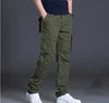 New Arrival High Quality Outdoor 100% Cotton Cargo Pants Men Trousers Streetwear Camo Multi Pocket Cargo Pants Men