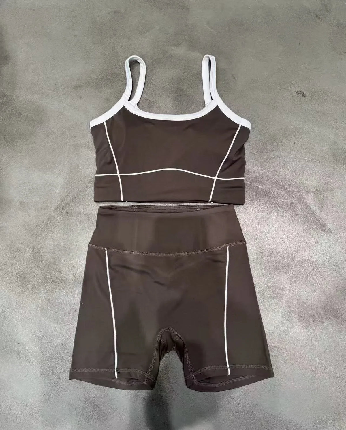 New Women 2 Pieces Yoga Set Bralette Gym Sports Tracksuit Bra Fitness Shorts