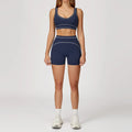2PCS Yoga Set Gym Clothes Outdoor Sports Outfits Women Tracksuit Gym Fitness Suits Workout Pants Sportswear