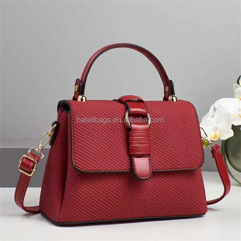 2025 Korean Style Ladies Fashion Large Capacity Women's Bag Solid Color Multifunctional Durable Foldable Zipper Chains