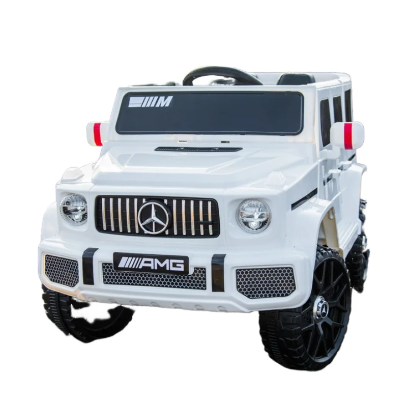 High Quality Remote Control 12v Plastic 4-Wheeled Electric Ride-On Toy Car for Kids to Drive