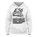 E36 3 Series Men's Charcoal Hoodie Mens Sweatshirt Long Sleeve Autumn Spring Casual Hoodies Top Boy Sweatshirts Hoodies Men