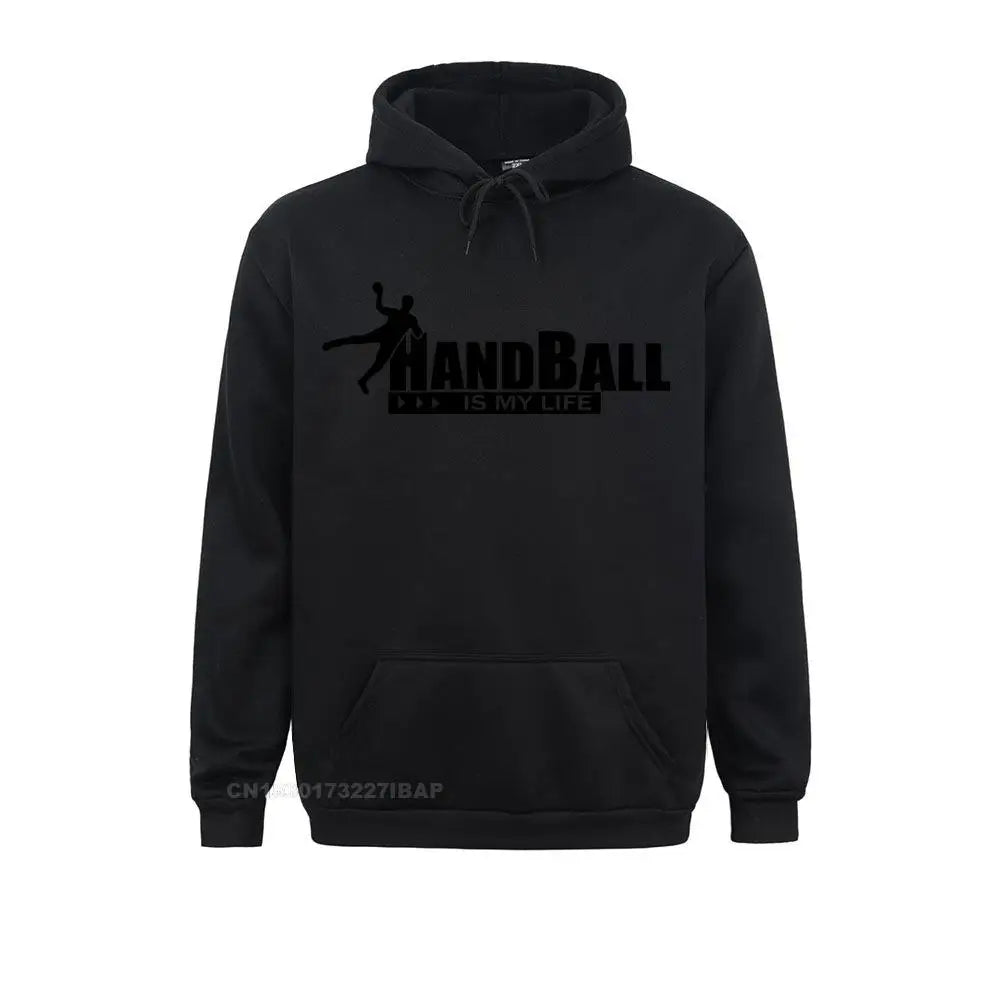 Men Handball Is My Life Creative Mens Harajuku Hoodies Sportswear Anime Casual Tshirt Camisetas Masculina