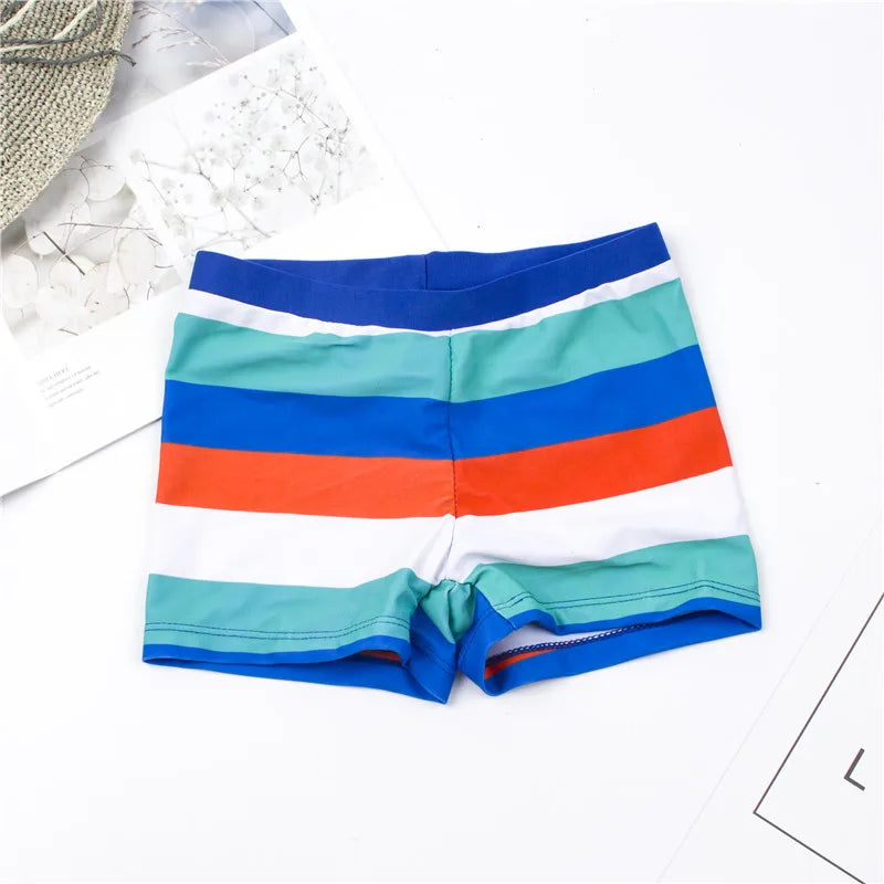 Striped Print Boy Kids Trunks 2026 Children Swimsuit Boys Short Swimwear Short Swimming Trunk Summer Bathing Suit A136