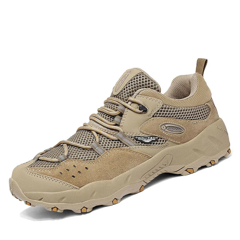 Mountain Safety Trend Steel Toe Outdoor Popular Hiking Shoes Men Adult Casual Shoes Comfortable Desert Fashionable Sneakers