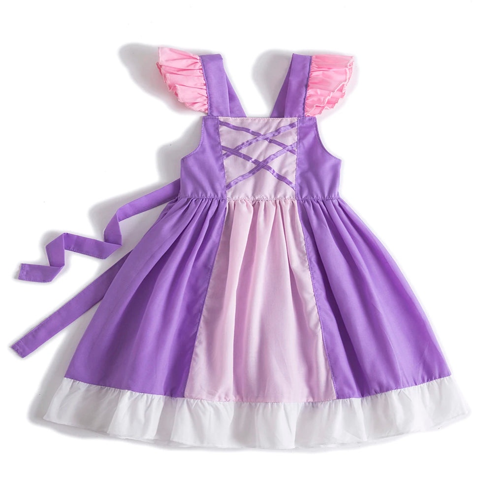 dresses girls from 2 to 7 years kids luxury Children's dresses Girl dresses linen dress kids daisy dress clothes rapunzel