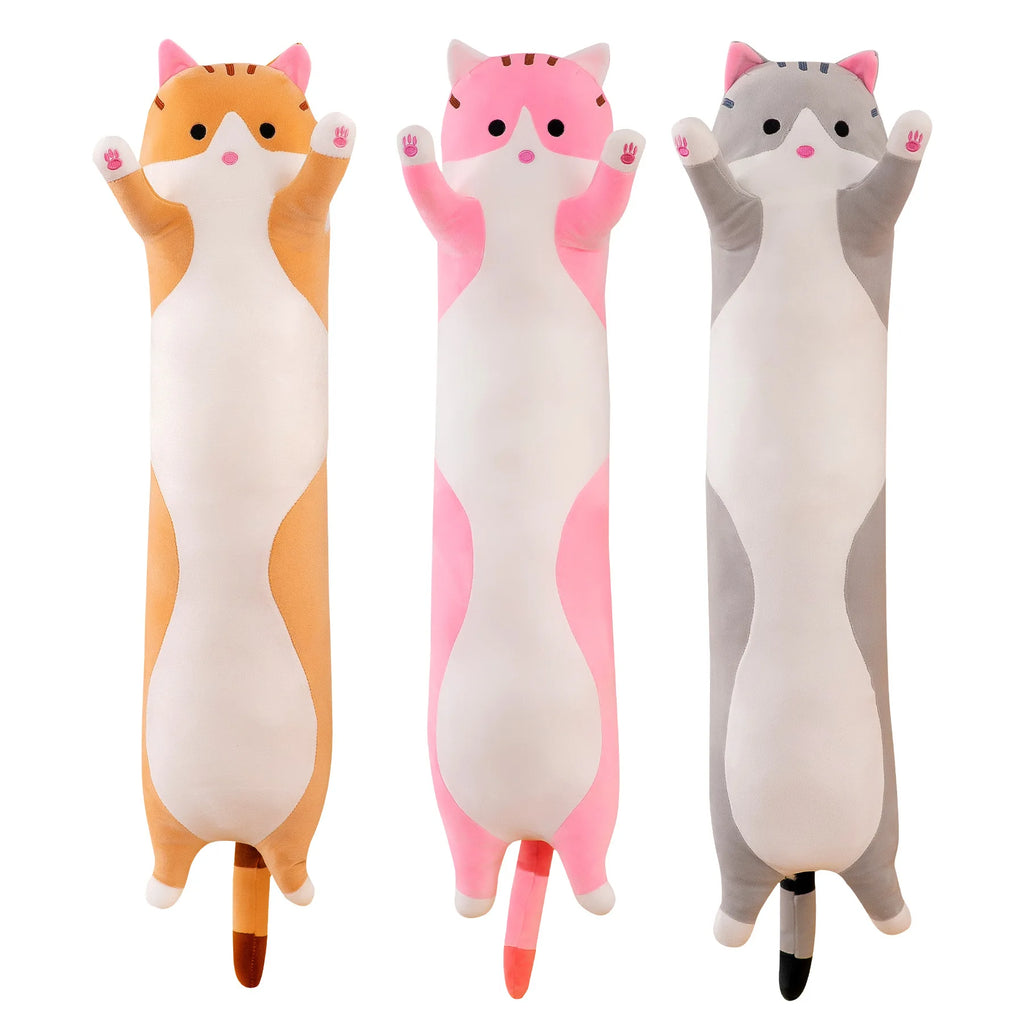 Fast Shipping 130 cm Baby Kids Pillow Toys Soft Cat Large Size Super Soft Stuffed Animal Toys