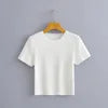 Europe and the United States Summer Women's New Knitted Short Sleeve T-shirt Sweater Tops