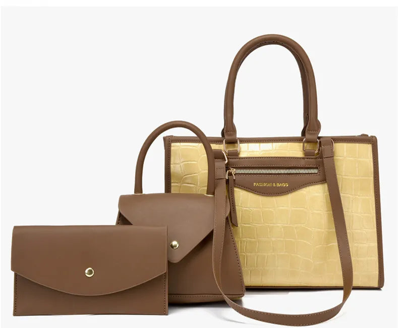 2026 New Temperament Lady's Bag Simple Women's Bag Set and Nice Women's Tote Bag Handbags