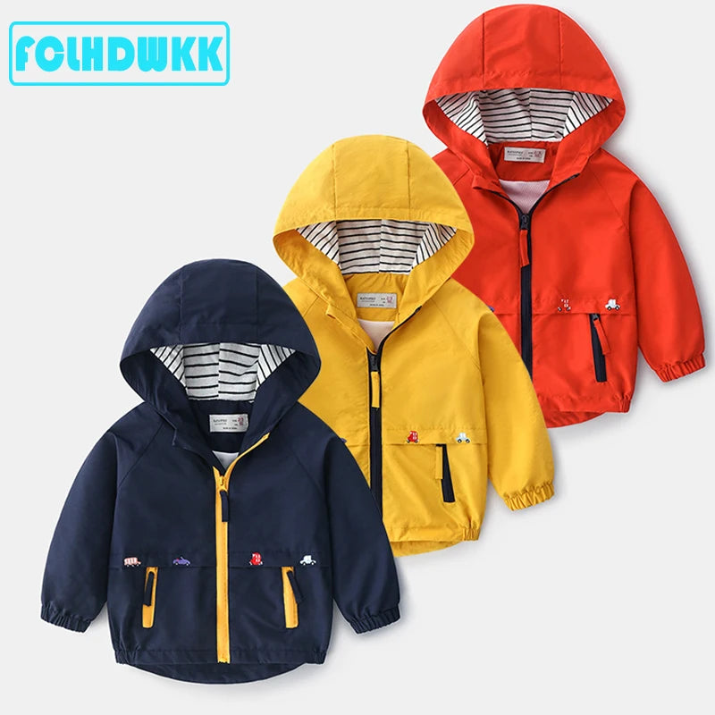 Baby Jackets Coat For Boys Spring Autumn Kids Boys Jacket Long Sleeve Toddler Boys Outerwears Coat Children Girls Jacket