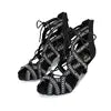 High Quality Comfortable Women's Summer Ballroom/Latin Dance Shoes with Air Cushion and PU Upper Fine High Heels for Girls