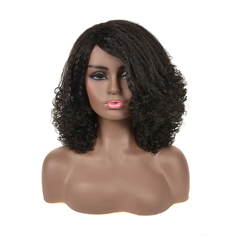Black Bug 27# Wig Synthetic Heat Resistant Long Straight Middle Part Line Custom Cosplay Hair Wigs 28 Inches Party Hairpieces