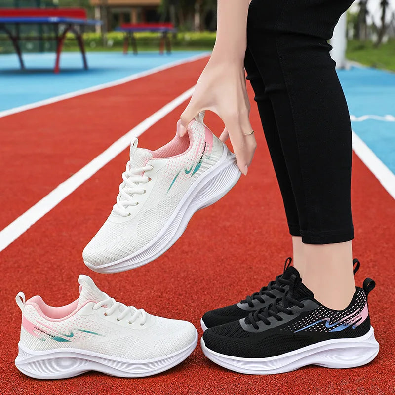 New Hot Sales Light Weight Breathable Sport Fashion Casual Sneakers Mesh Upper Insole for Comfortable Autumn Summer