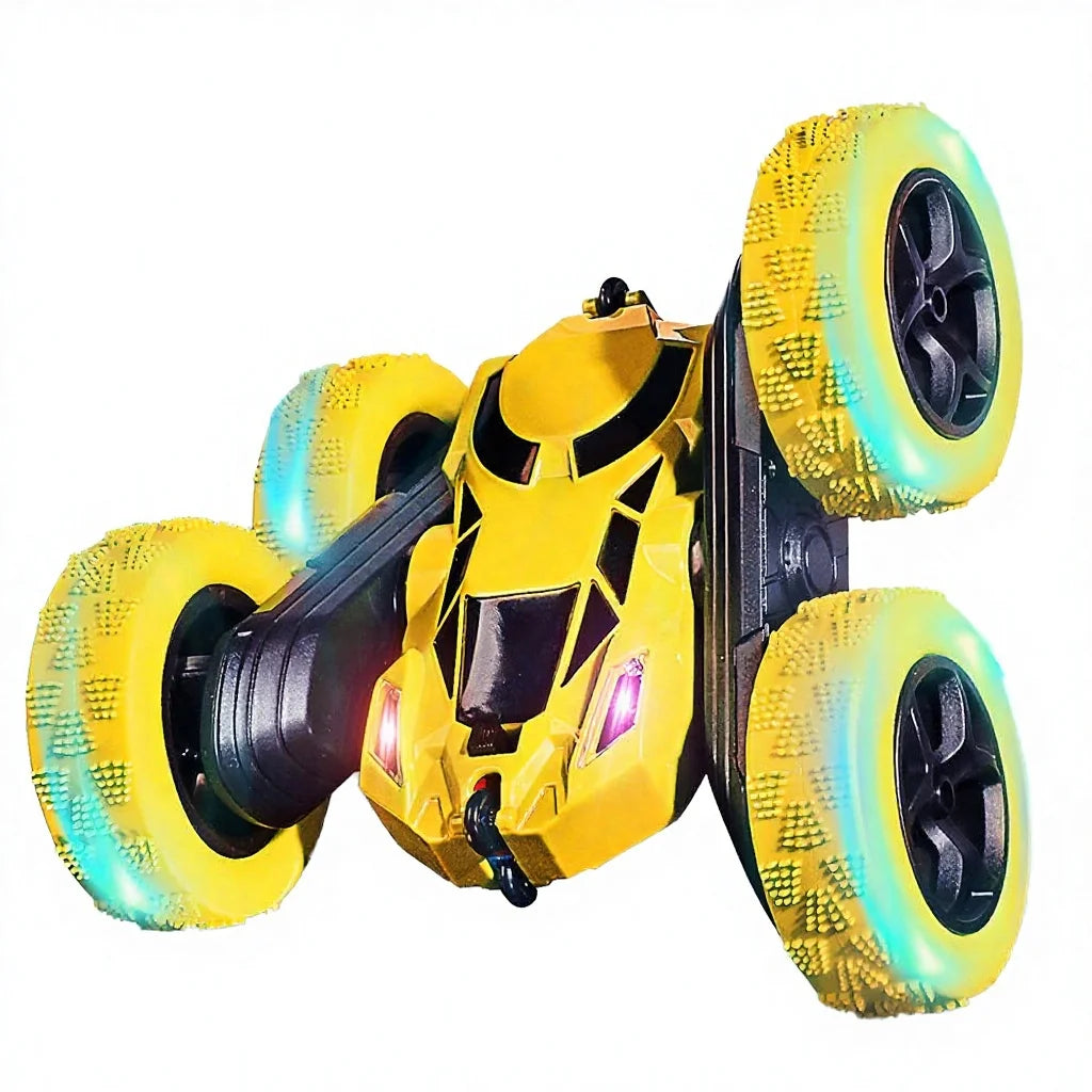 Chengji Popular Remote Control Double Side Stunt High Speed Toy RC Car Obstacle Avoidance 2 Channels Rc Stunt Car
