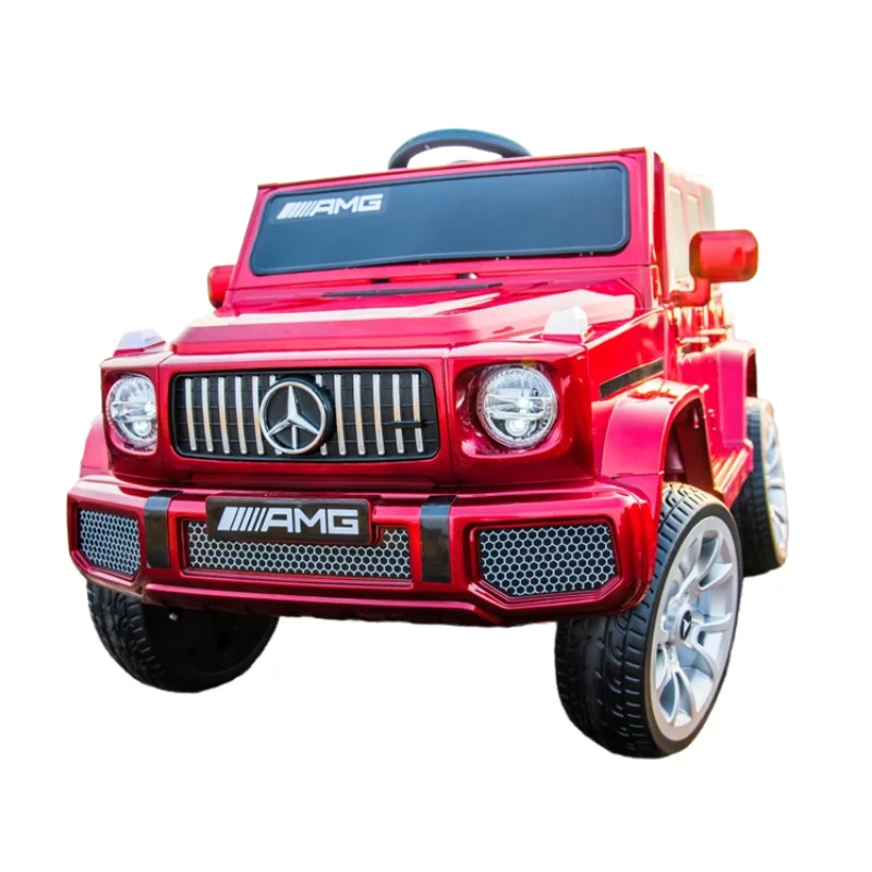 High Quality Remote Control 12v Plastic 4-Wheeled Electric Ride-On Toy Car for Kids to Drive
