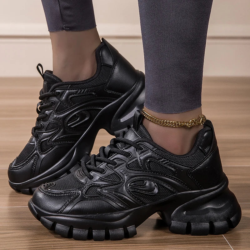 Platform Causal New Trendy  Shoes High Quality Lady Designer Fashion Chunky Sneakers for Women
