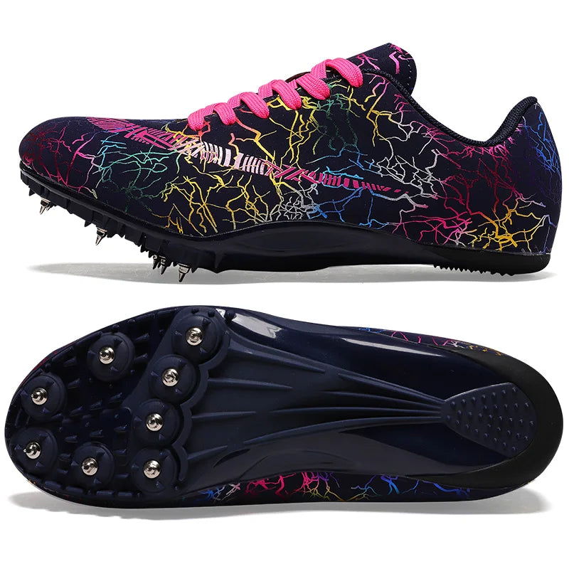 Sepatu Lari Spike Original Quality Wear-resistant Sports Shoes Sneakers Rubber Men Spike Running Shoes