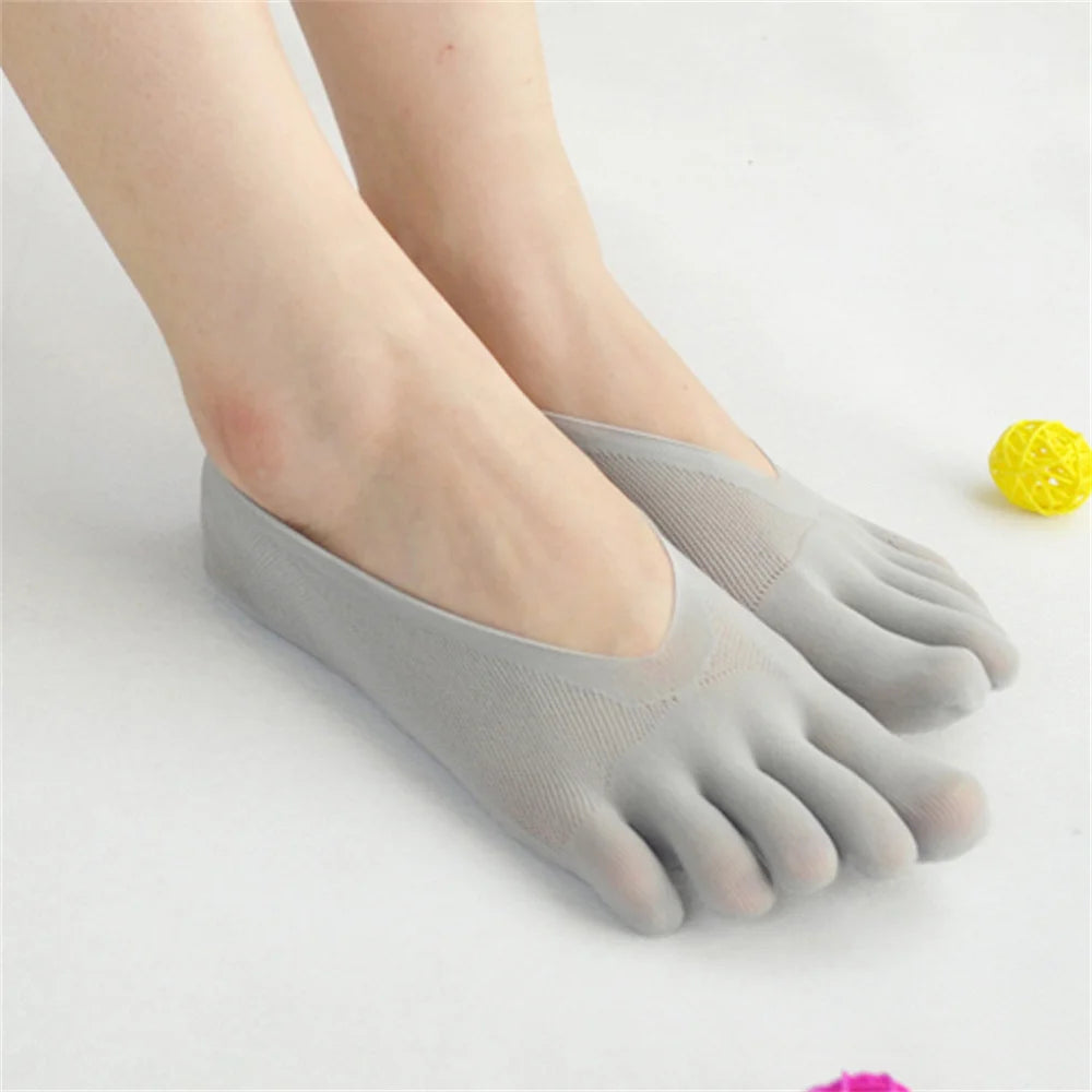 Socks women's Short Socks Ladies Invisible Lace White Socks With Fingers Female Transparent Sock Girls  tt018 1pair=2pcs