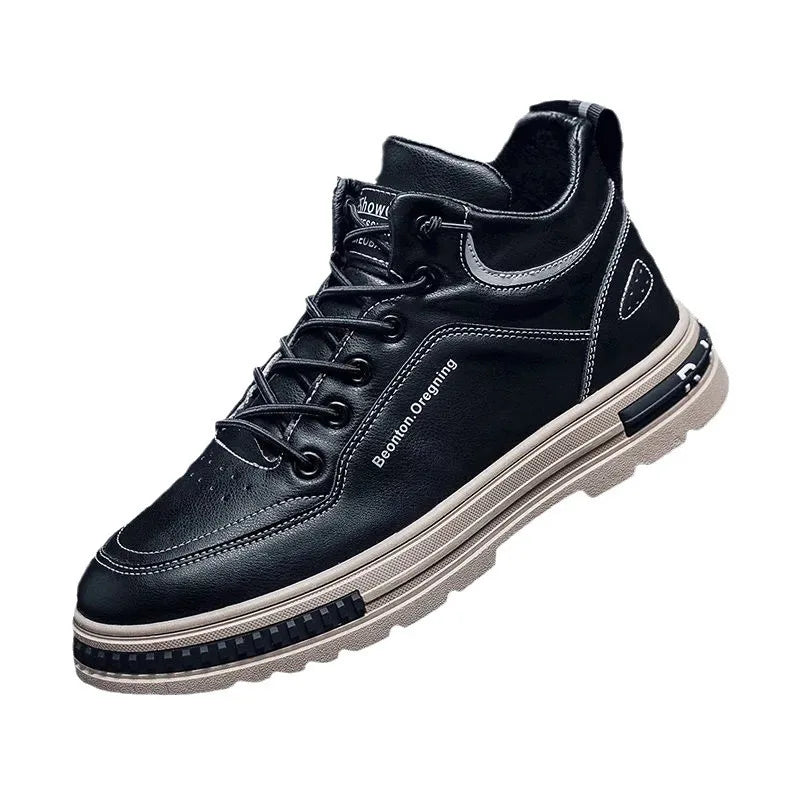 New Autumn Sports All-in-one Thick Sole Anti-slip and Wear-resistant Casual Sports Shoes Men Sneaker Casual