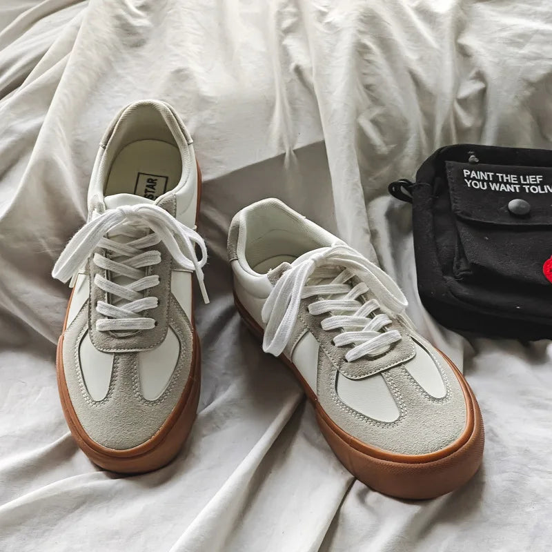 New Arrival Retro Men Casual Shoes Sneakers Couple Simple Lovers Flat Running Casual Shoes Men and Women