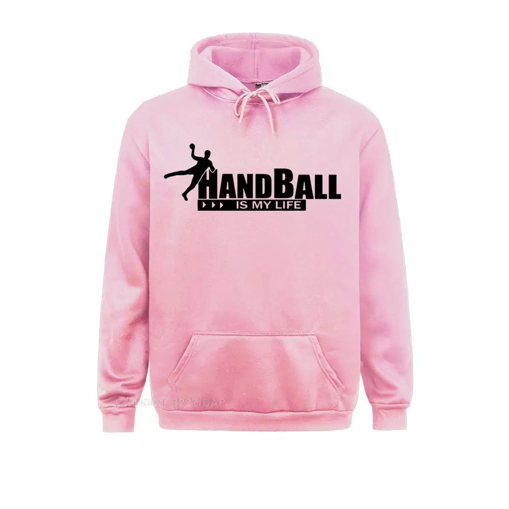 Men Handball Is My Life Creative Mens Harajuku Hoodies Sportswear Anime Casual Tshirt Camisetas Masculina