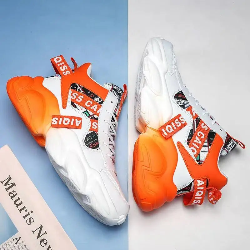 Mens Walking Shoes Chunky Sneakers Casual Dad Trainers Fashion Workout Gym Tennis Shoes for Men