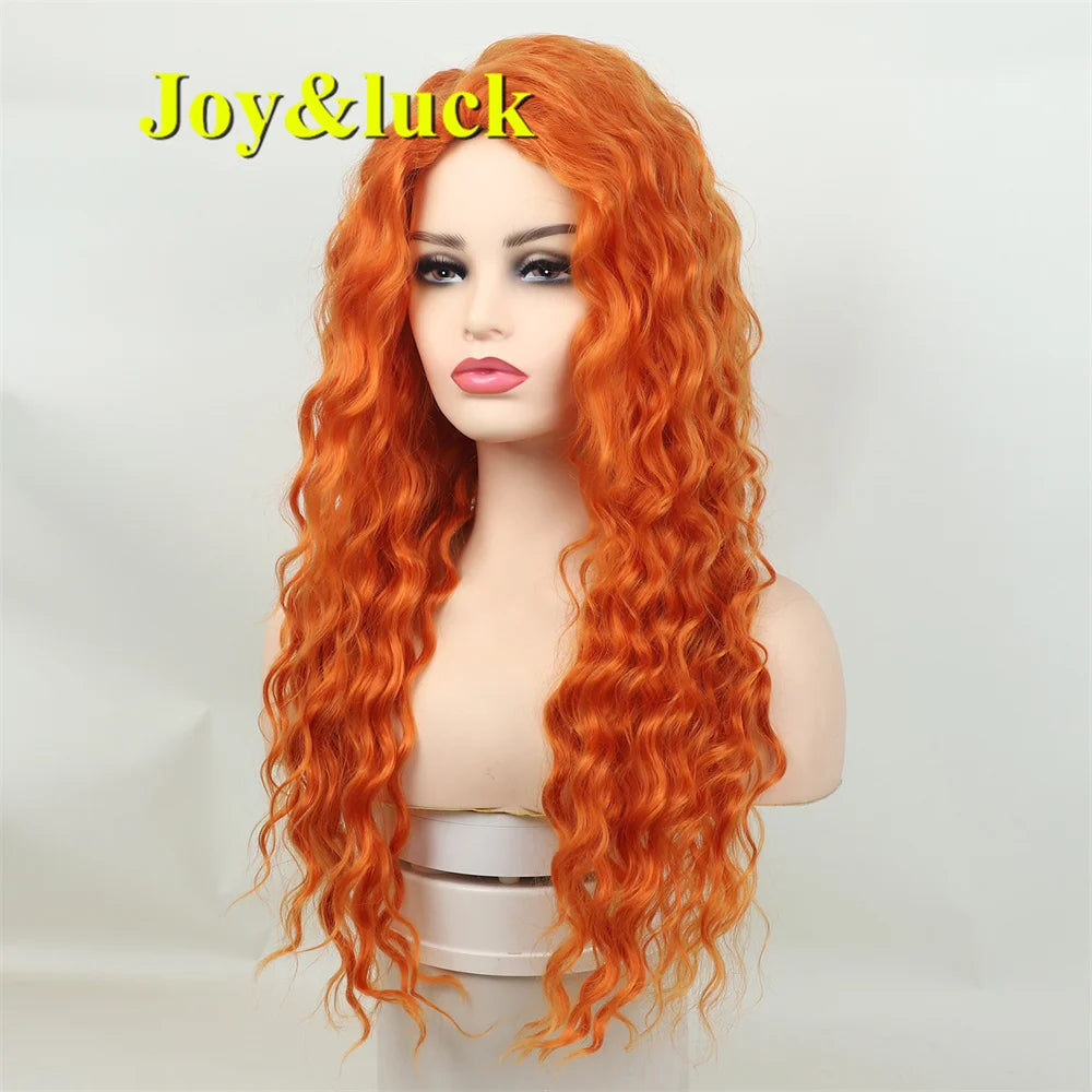 Wholesale Factory Long Women's Wigs  Lavender Silver Ombre  Natural Wavy  Dark Hair Roots Women's Synthetic Cosplay Hair Wigs