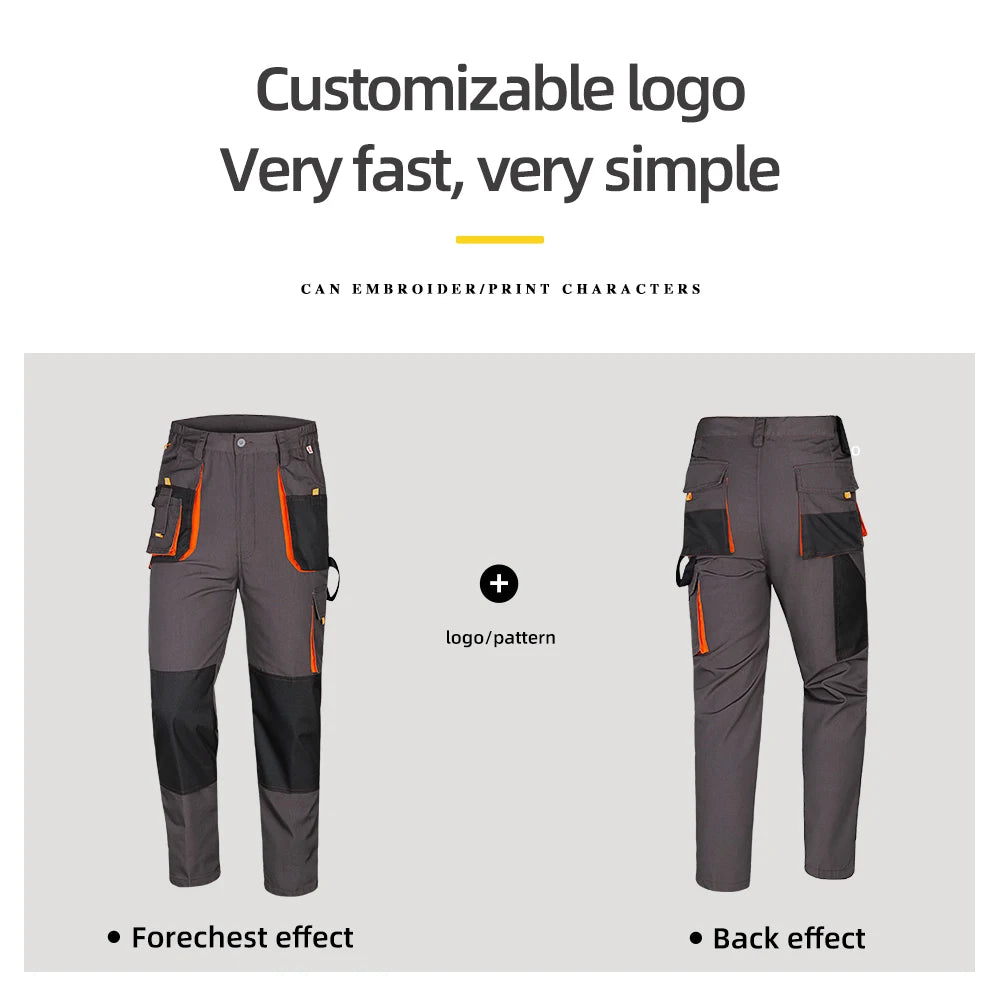 Wholesale Men Cargo Work Pants Custom Logo and Size Outdoor Cheap Hunting Work Trousers Working Pant for Men