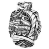 High Quality Hoodies Men Polynesian Tribal Design Red Oversized Hoodie Unisex Streetwear Hoodie