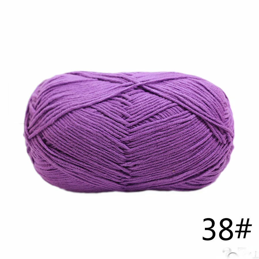 Factory Directly Supply 5ply Crochet Yarn Milk Cotton Acrylic Yarn for Baby Knitting Sweater Yarn