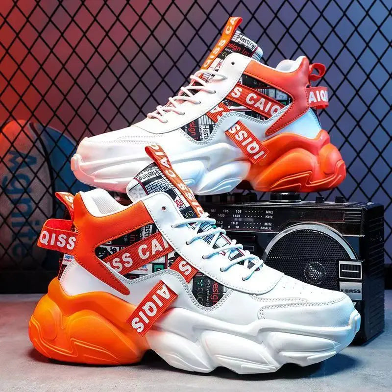 Mens Walking Shoes Chunky Sneakers Casual Dad Trainers Fashion Workout Gym Tennis Shoes for Men