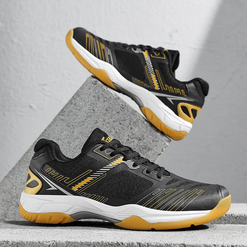 New Arrival Hard Sole Anti-slip Thick Wear-resistant Good Quality Unisex Lining Badminton Sports Shoes