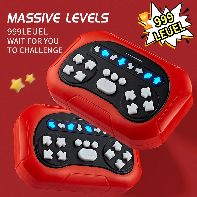 ZLang Dancing Handheld Memory Game Finger Sensory Training Education Toys Kids Toys Quick Push Games Queeze Controller Toy