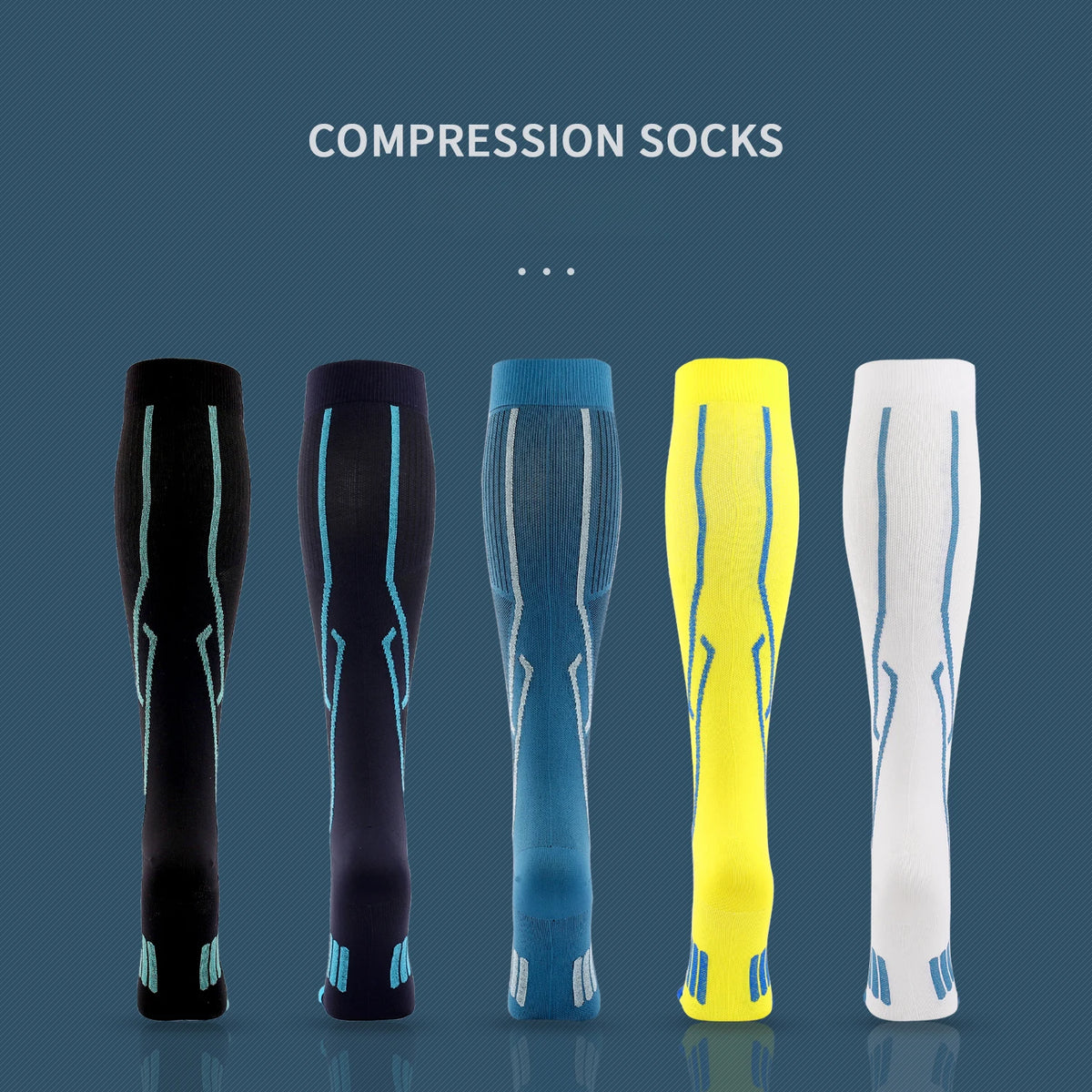 Crossfit Hombre Outdoor Skating Socks Cycling Socks Diabetes Sports Socks Men Compression Socks Varicose Veins Thermosokken
