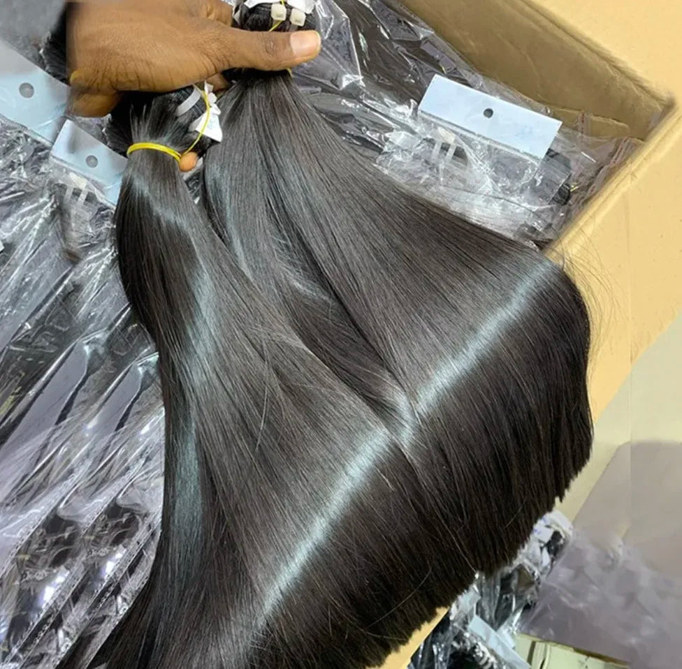 Natural Raw Human Hair 100% Cambodian Wavy Vietnamese Burmese Curly Hair Extensions Burmese Curly Indian Hair Bundle BouncyCurly