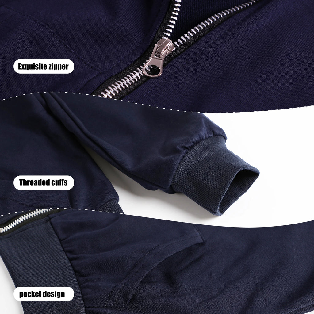 Kids Tracksuits,Teen Boys School Sweatsuits,Fashion Cotton Hooded Tops + Pants Set,Soft Children's Long Sleeve Sportswear