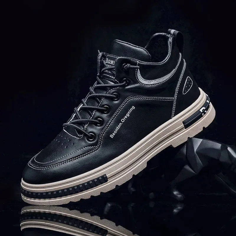 New Autumn Sports All-in-one Thick Sole Anti-slip and Wear-resistant Casual Sports Shoes Men Sneaker Casual