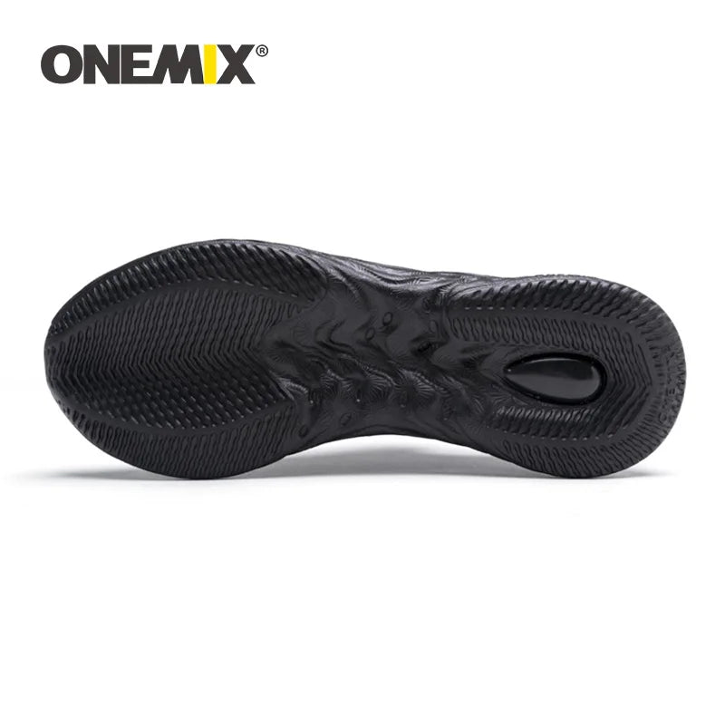 ONEMIX Lightweight Sneakers for Men Waterproof Breathable Wading Training Male Outdoor Anti-Slip Trekking Sports Stocked Shoes
