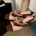 5CM Low Tacones Para Los Zapatos New Trendy Fashion Slipper Elegant High Heels Women's Pumps  Shoes